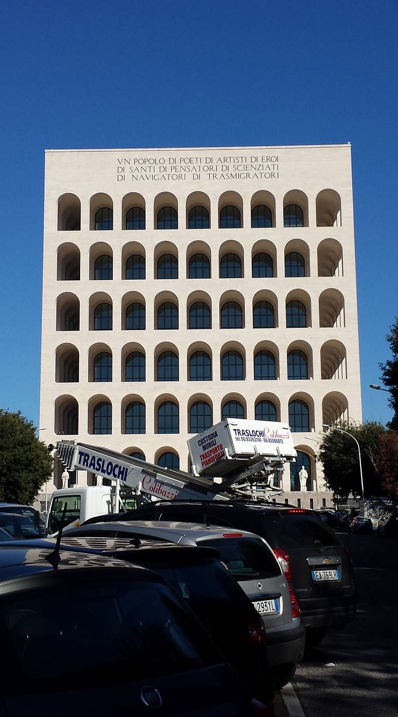 traslochi uffici roma palazzo della Civiltà Italiana,  palazzo della Civiltà del Lavoro, colosseo quadrato